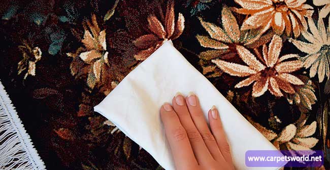 تمیزکاری و شستشوی تابلو فرش ماشینی