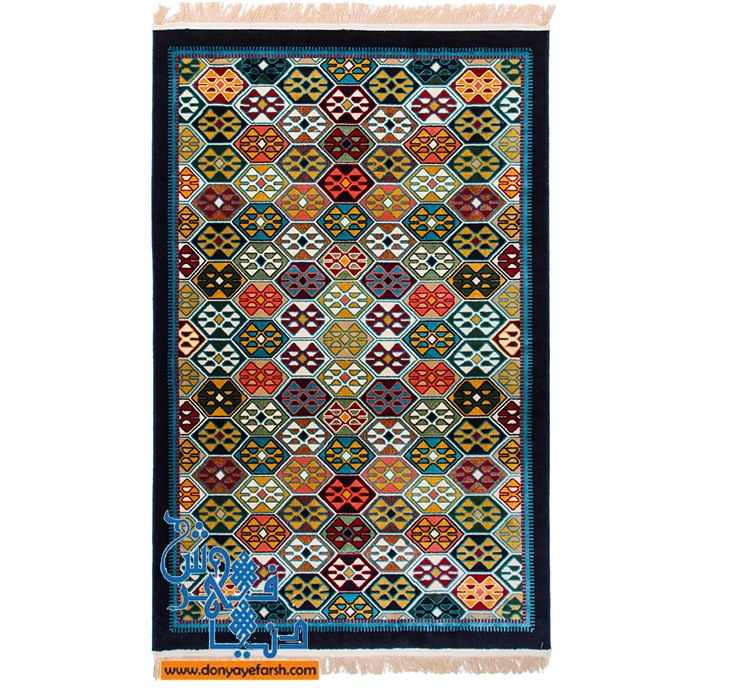 فرش ماشینی گبه پلی استر کد 1008