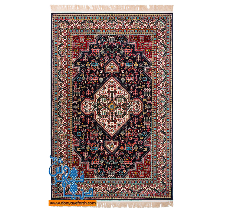 فرش ماشینی گبه پلی استر کد 1002