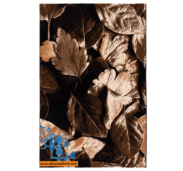 فرش ماشینی فانتزی هیت ست طرح برگ 