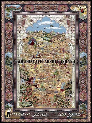 فرش ماشینی 700 شانه کاشان 