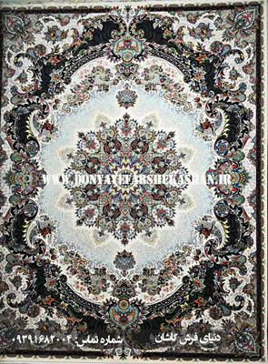 فرش ماشینی طرح برکه کرم