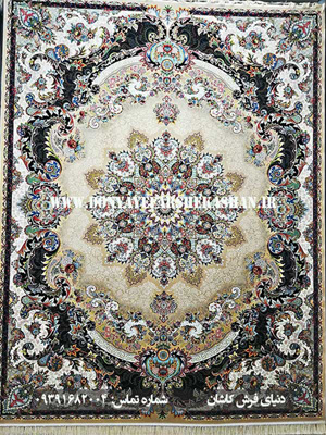 فرش ماشینی طرح برکه بژ