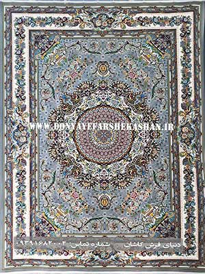 فرش ماشینی کاشان طرح فلورا فیلی