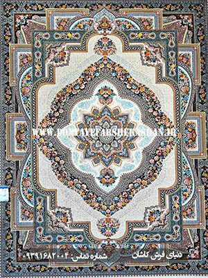 فرش ماشینی باغ معلق کرم