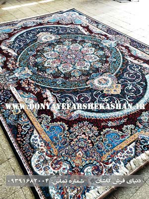 فرش ماشینی کاشان کد 6128