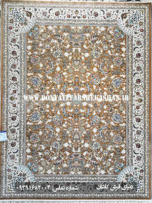 فرش طرح افشان سلطنتی بژ