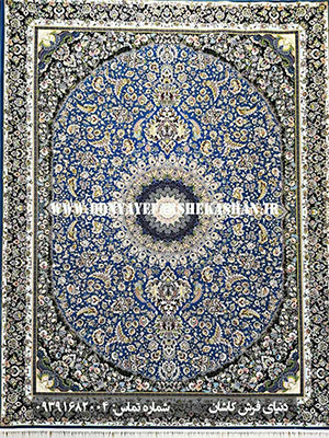 فرش ماشینی کاشان طرح شاهرخ اطلسی