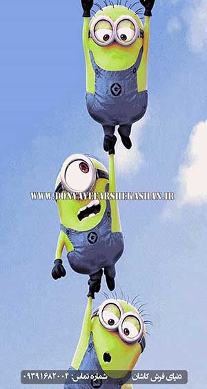 فرش فانتزی عروسکی طرح مینیون